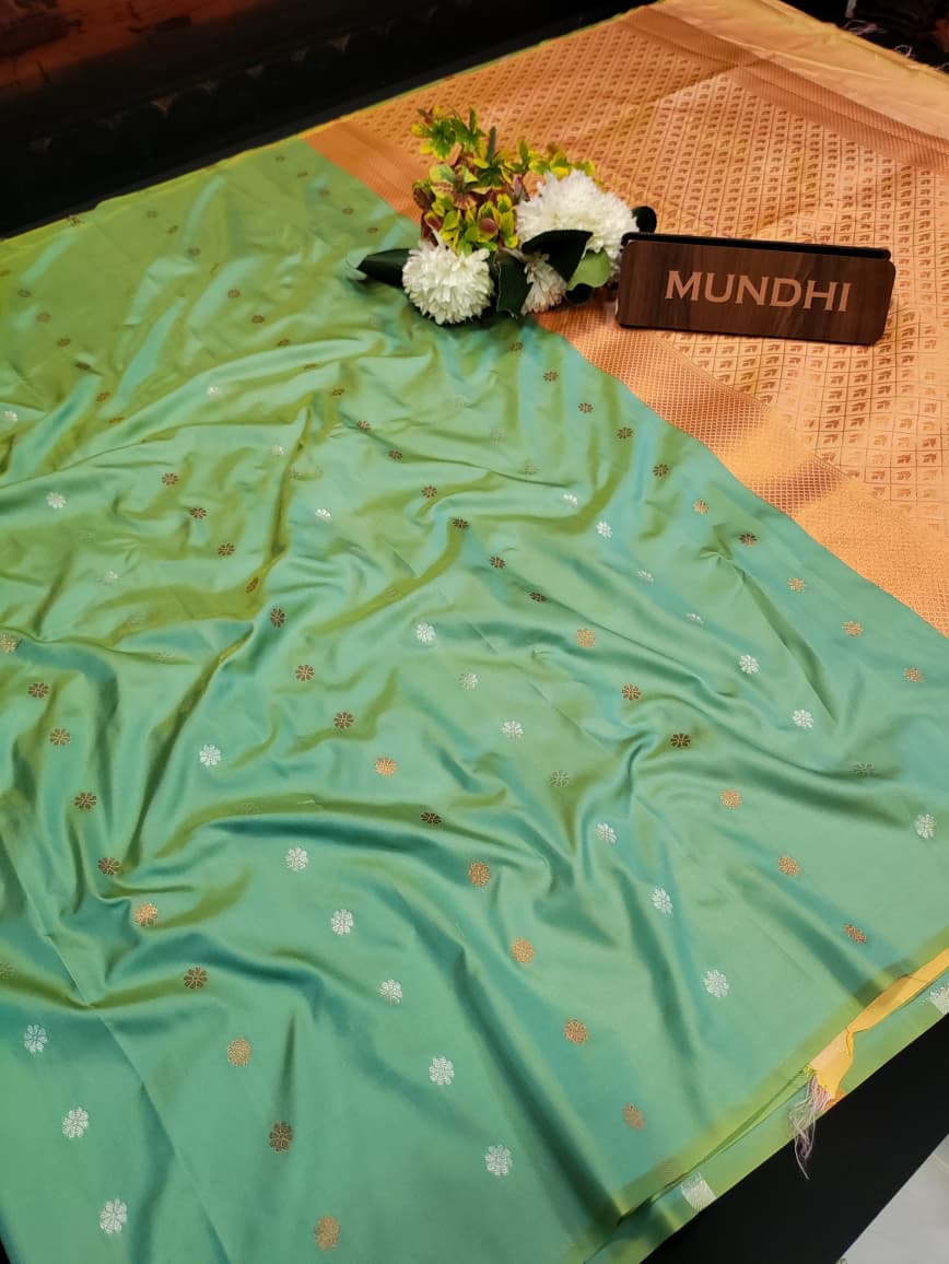 Padhumai Zari Soft Silk Saree for |Party & Festival Wear| P19