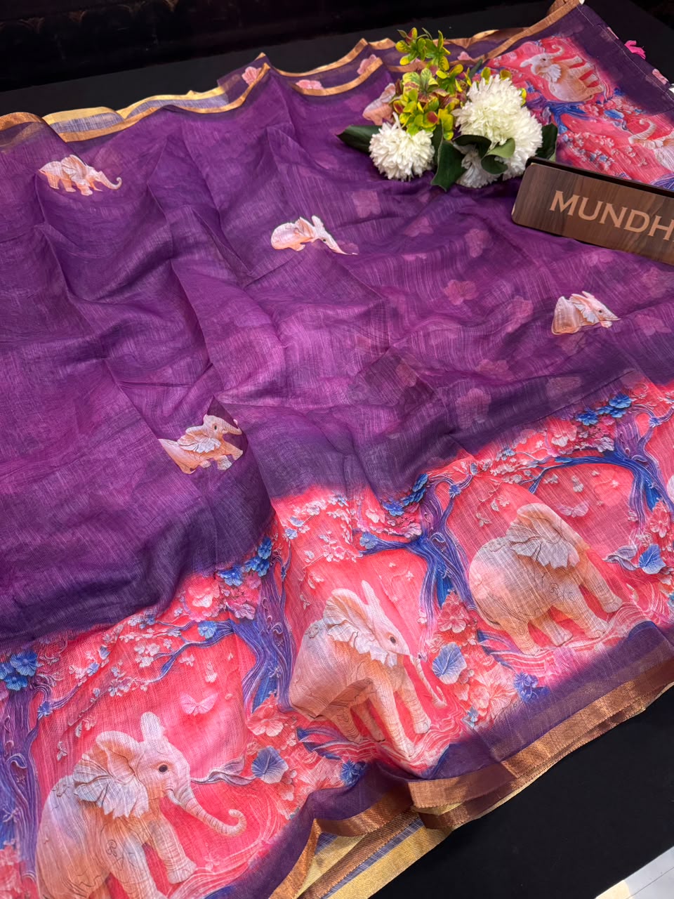 Lilan Latkan Fancy Silk Saree with Zari Work| LT11