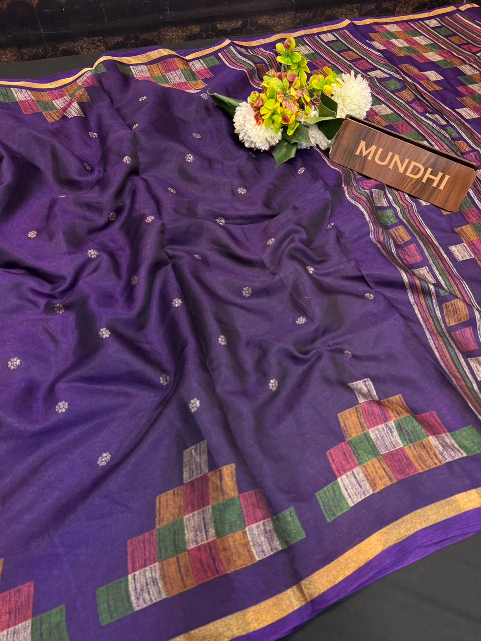 Zulla Fancy Saree | Zari & Print Work | ZFS04