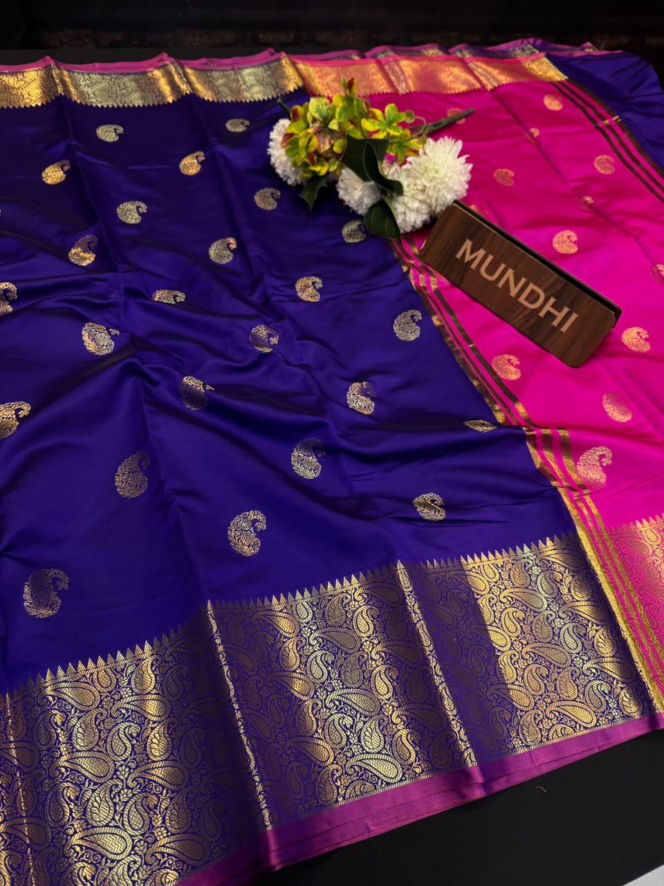 Trending Banarasi Saree featuring traditional zari work