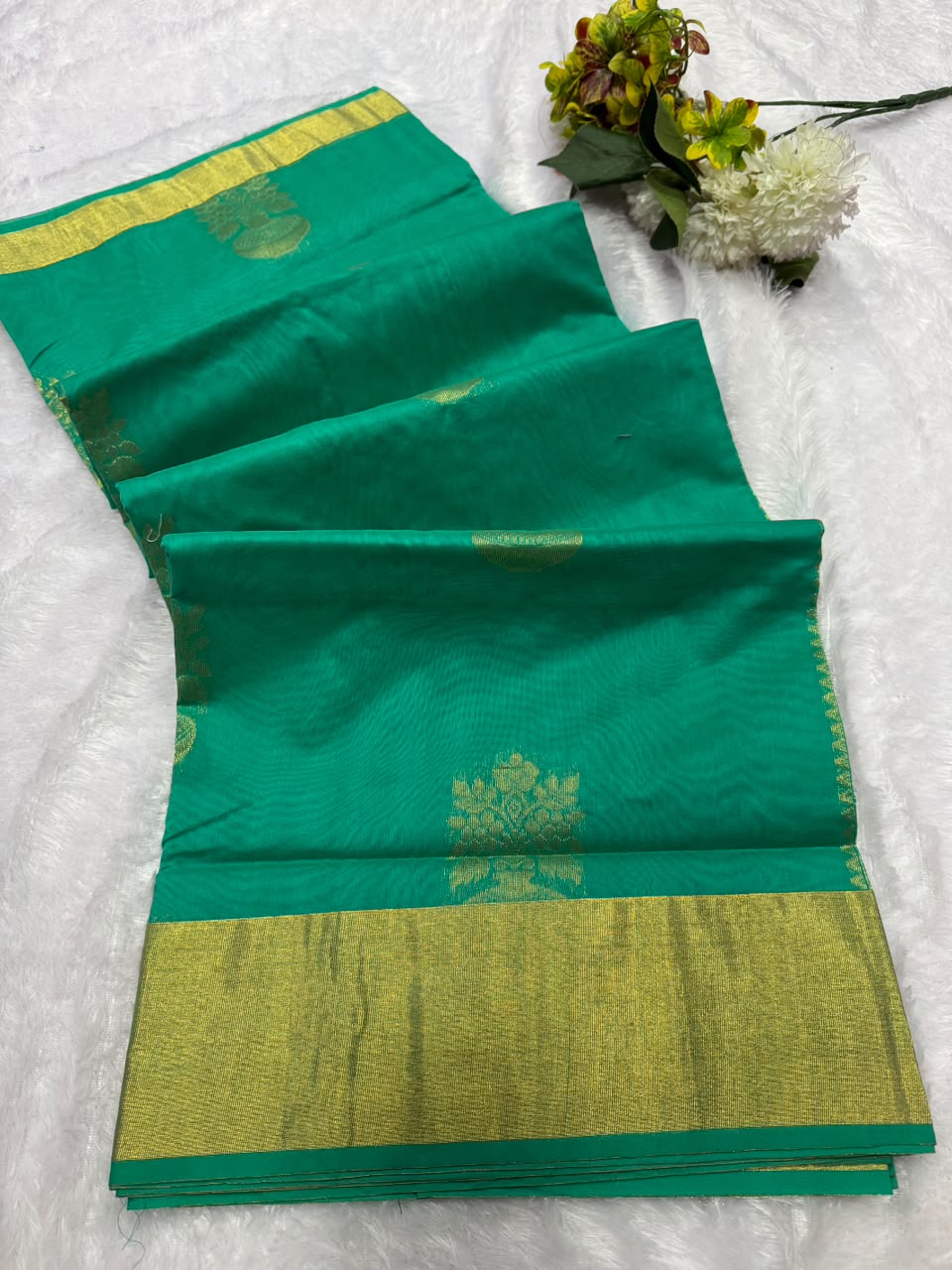 Elampillai Cotton Fancy Saree with Zari Work| EC15