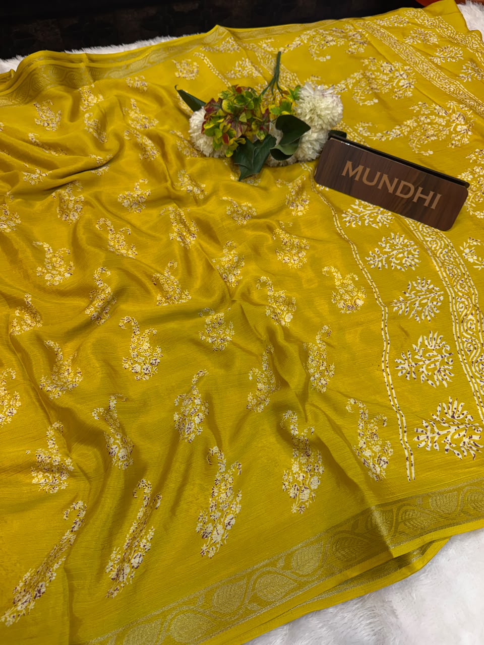 Chelsy Fancy Silk Saree with elegant zari work for women