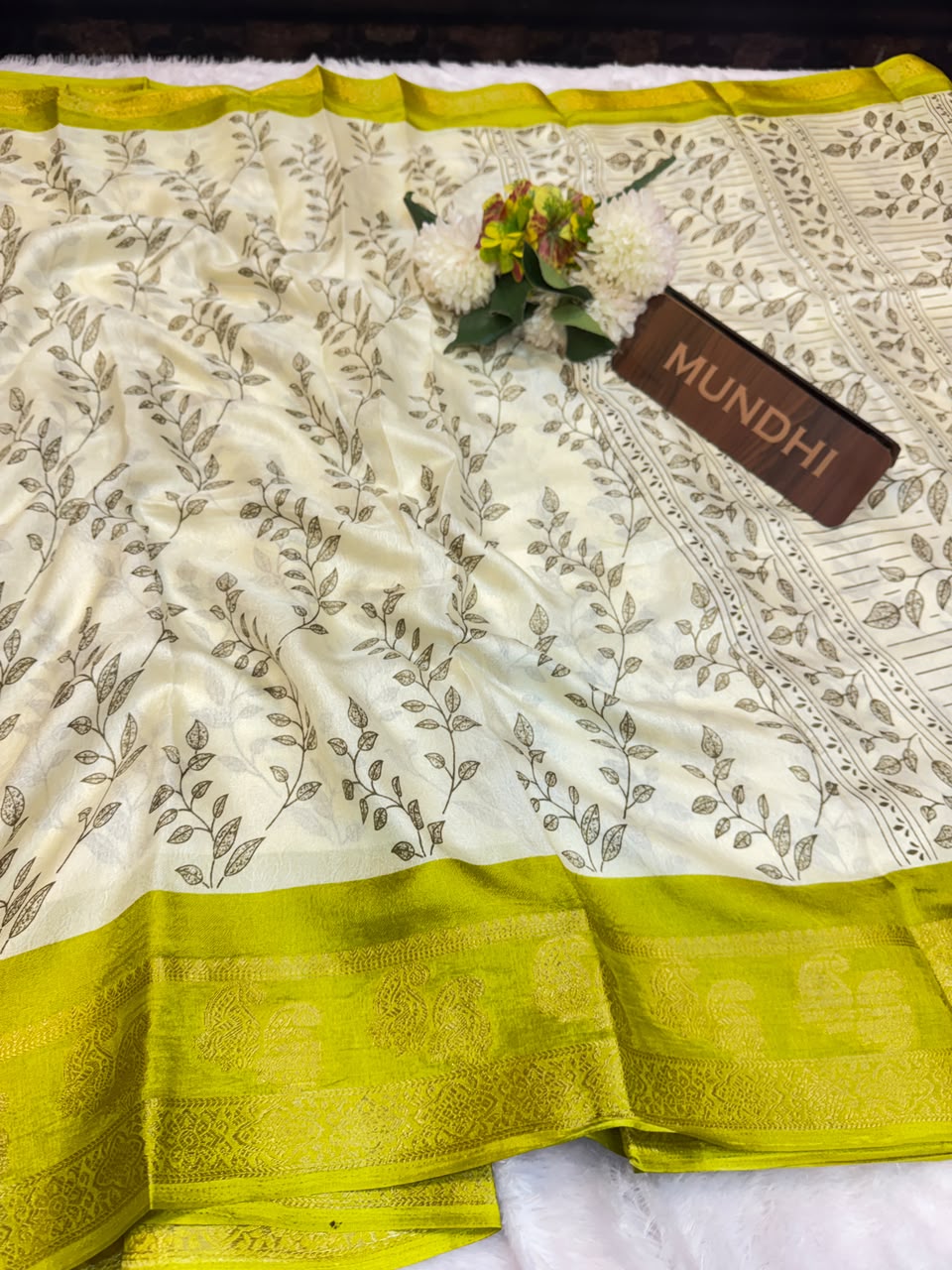 Chandrika Fancy Saree with Elagent Zari| CD07