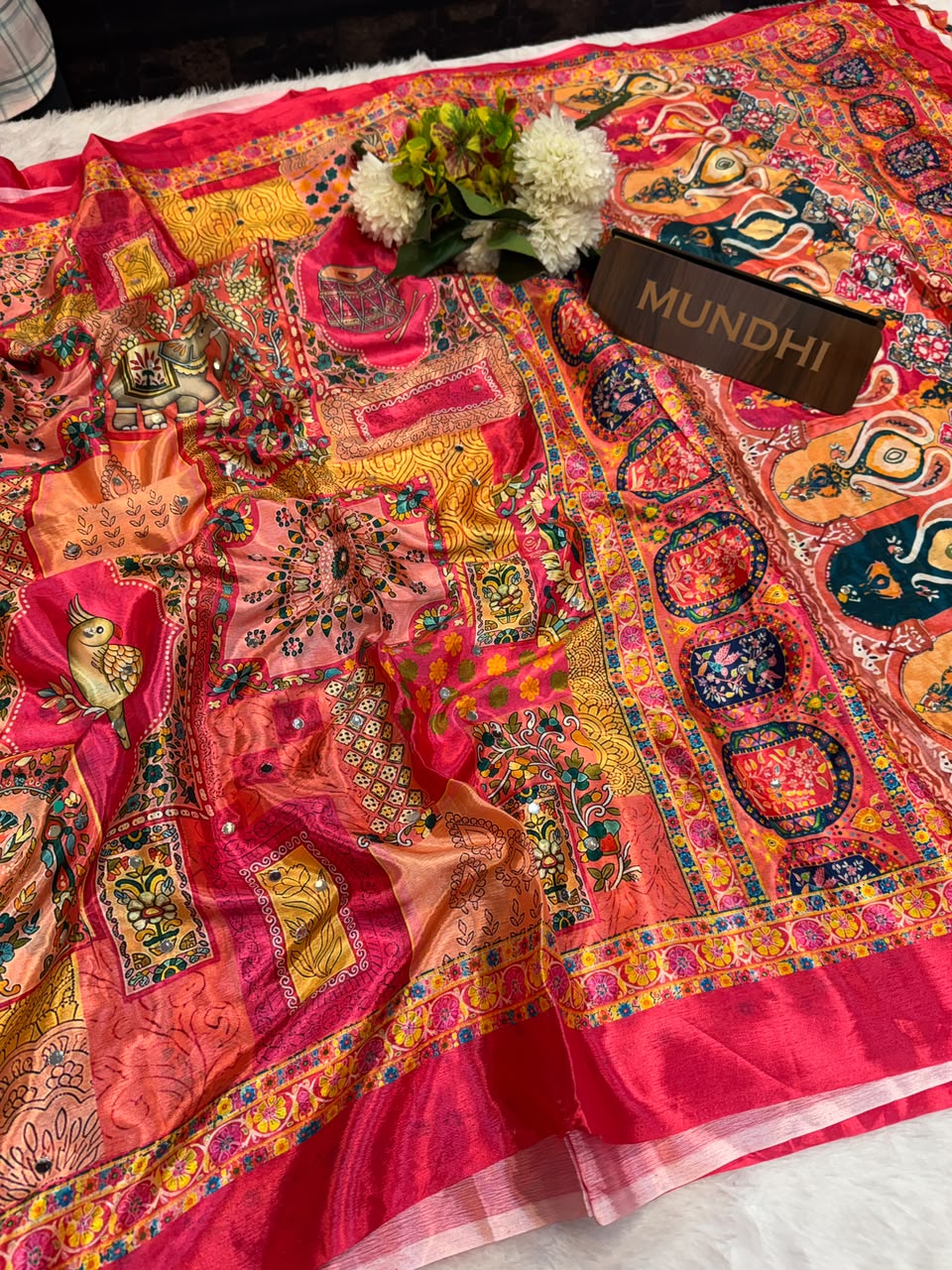 Chinon Mirror | Masakali Take 5Saree Extra10% Discount | CM56