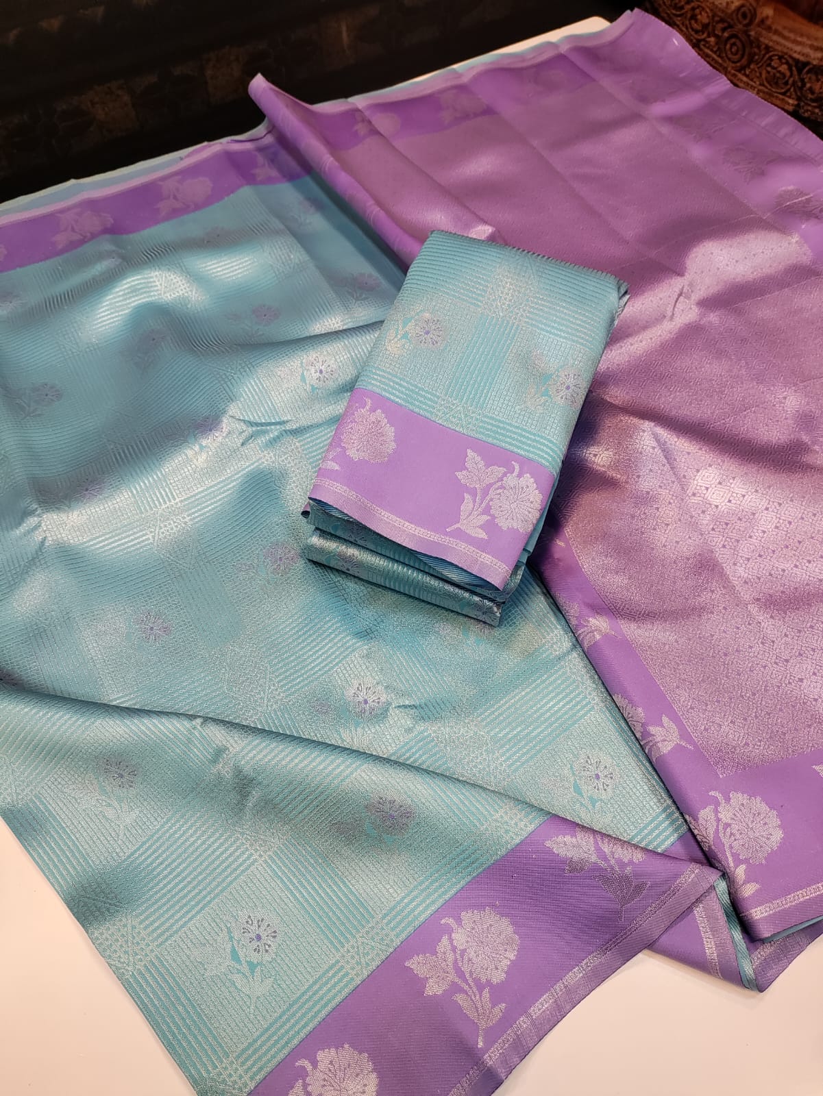 King Fisher Pavishna Saree(Ready Stock)