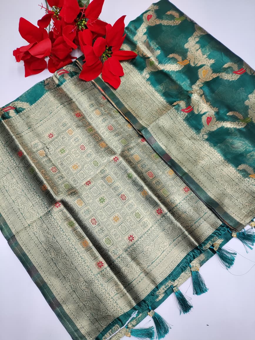 Tussar Cotton Saree