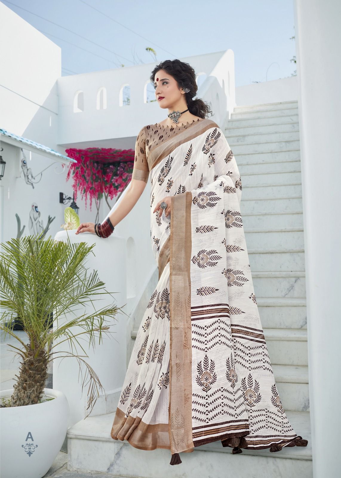 Summer Cool Printed Saree SE07