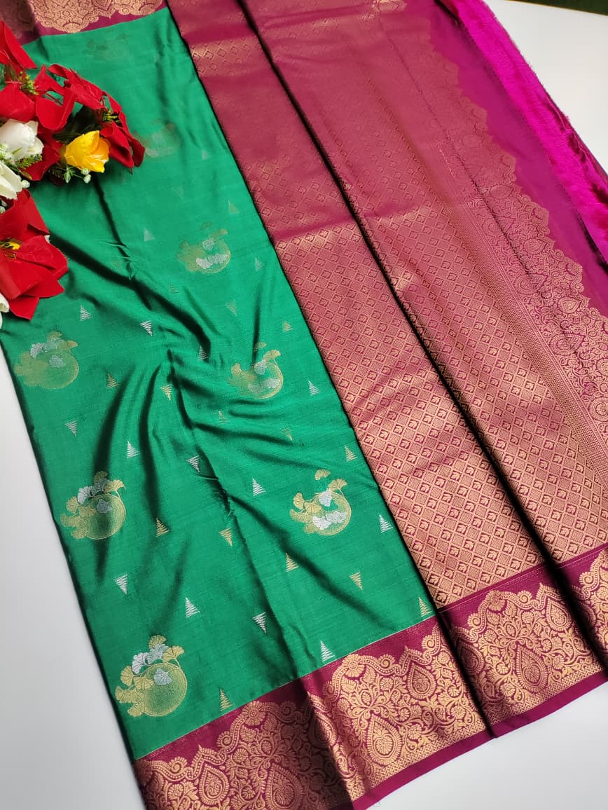 Pure Silk Cotton Saree PLK90