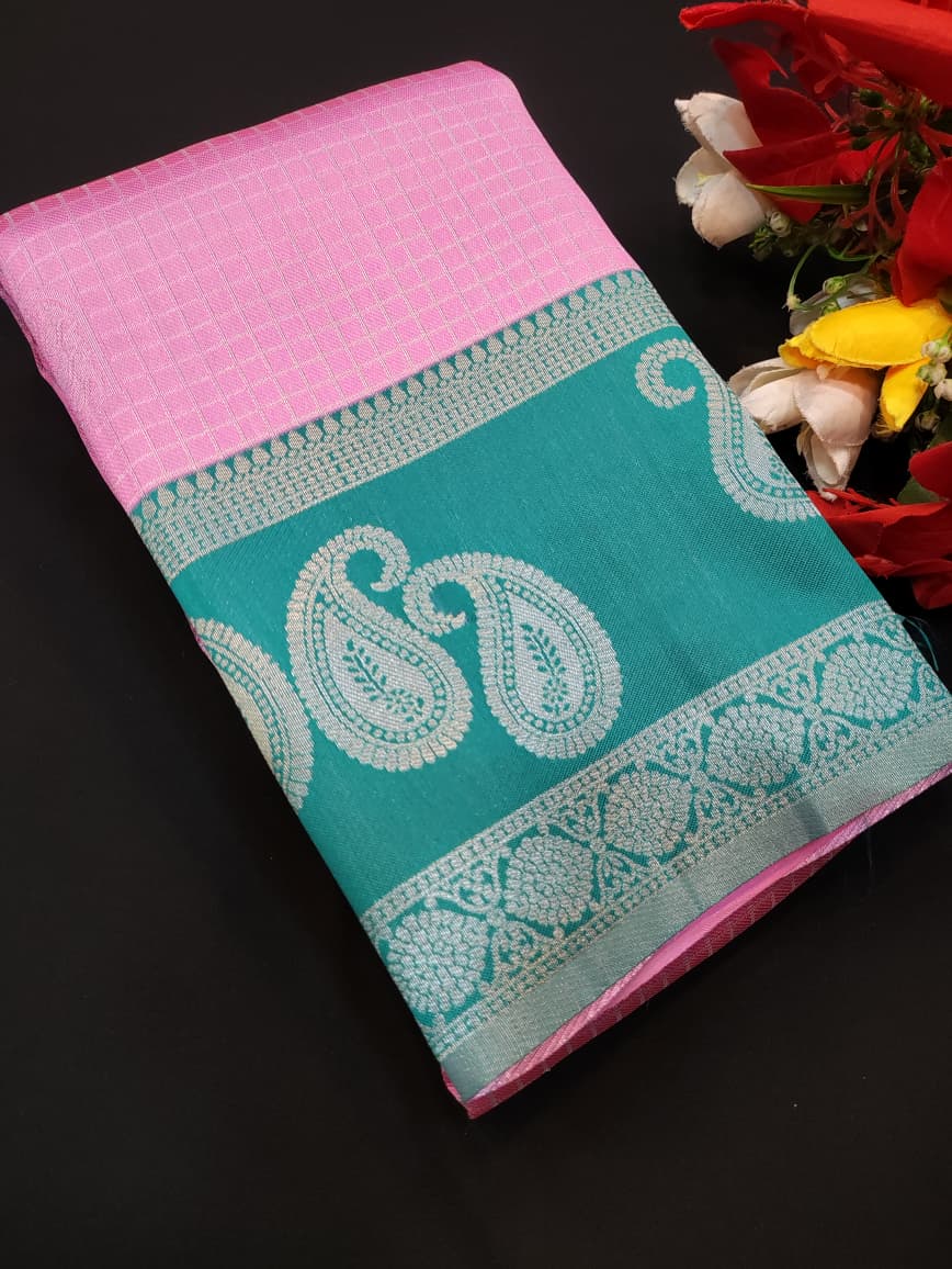 Bridal Checked Pavishna BC14