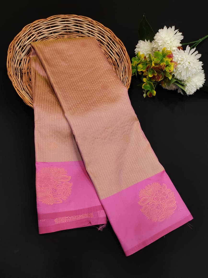 Varalakshmi Viratham Silk Zari Saree with Plain Blouse| VZ24