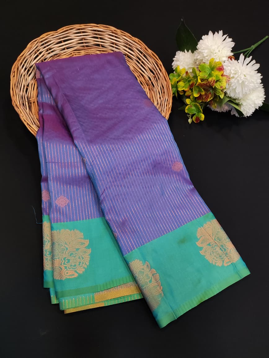 Varalakshmi Viratham Silk Zari Saree with Plain Blouse| VZ29