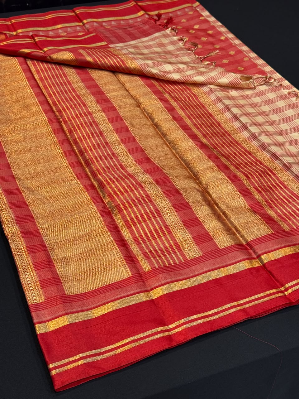 Varanasi Silk Saree with |Zari Work for Women| VC24
