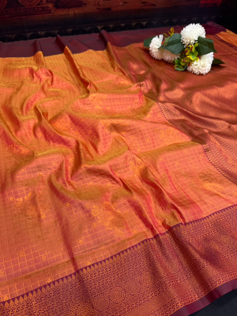 Malar Kattam |Zari Soft Silk Saree for Women| MKT07
