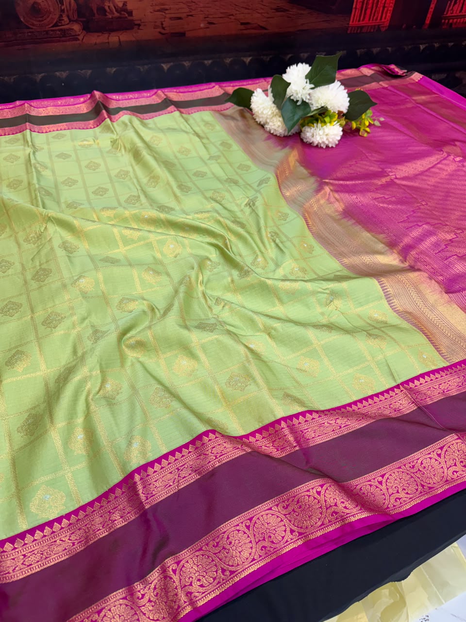 Offer Semi Silk Mild Damage Saree | Elegant Ethnic Wear (B-5) | SSM177
