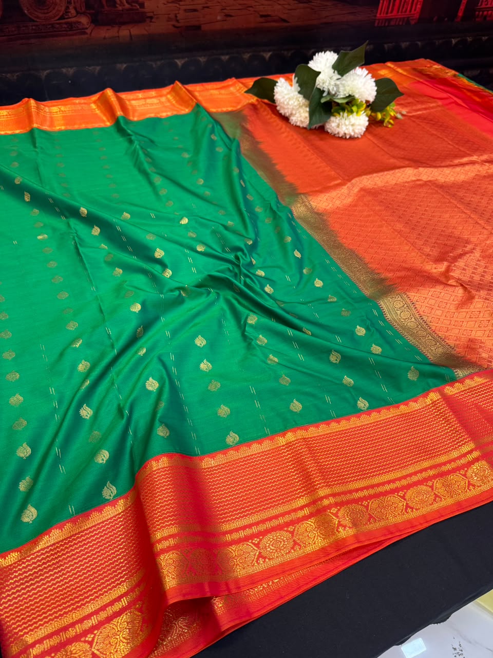 Offer Semi Silk Mild Damage Saree | Elegant Ethnic Wear (B-5) | SSM195