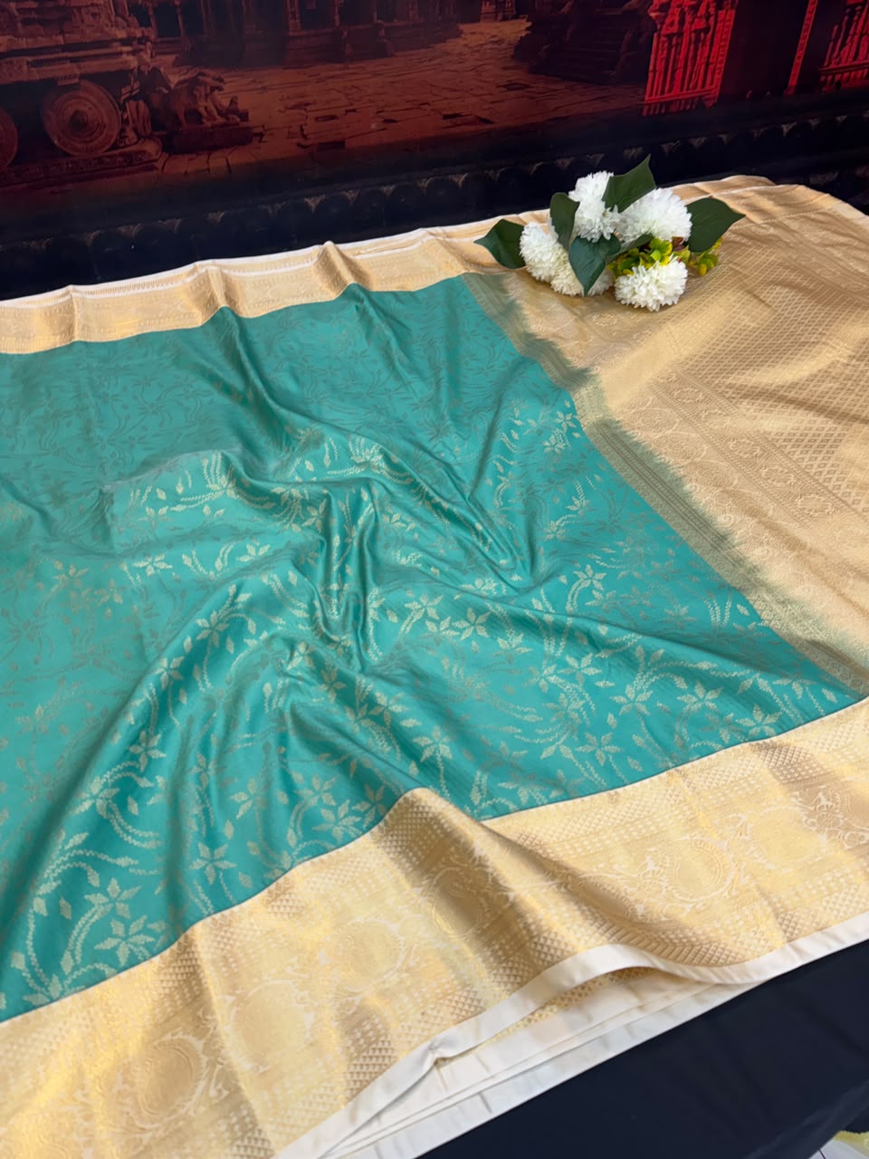 Offer Semi Silk Mild Damage Saree | Elegant Ethnic Wear (B-5) | SSM202