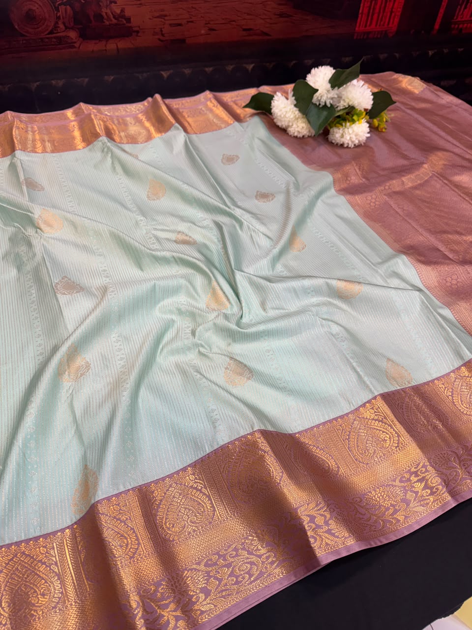 Offer Semi Silk Mild Damage Saree | Elegant Ethnic Wear (B-5) | SSM200