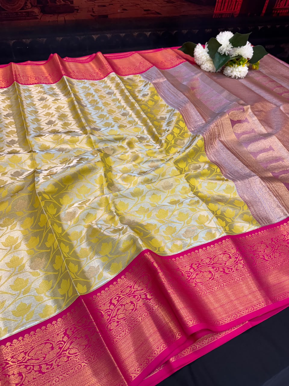 Offer Semi Silk Mild Damage Saree | Elegant Ethnic Wear (B-5) | SSM194