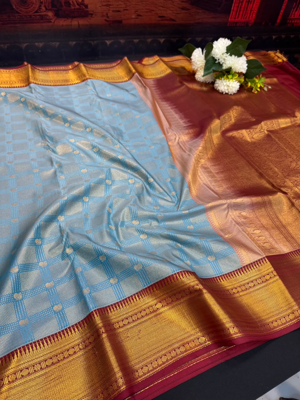 Offer Semi Silk Mild Damage Saree | Elegant Ethnic Wear (B-5) | SSM167