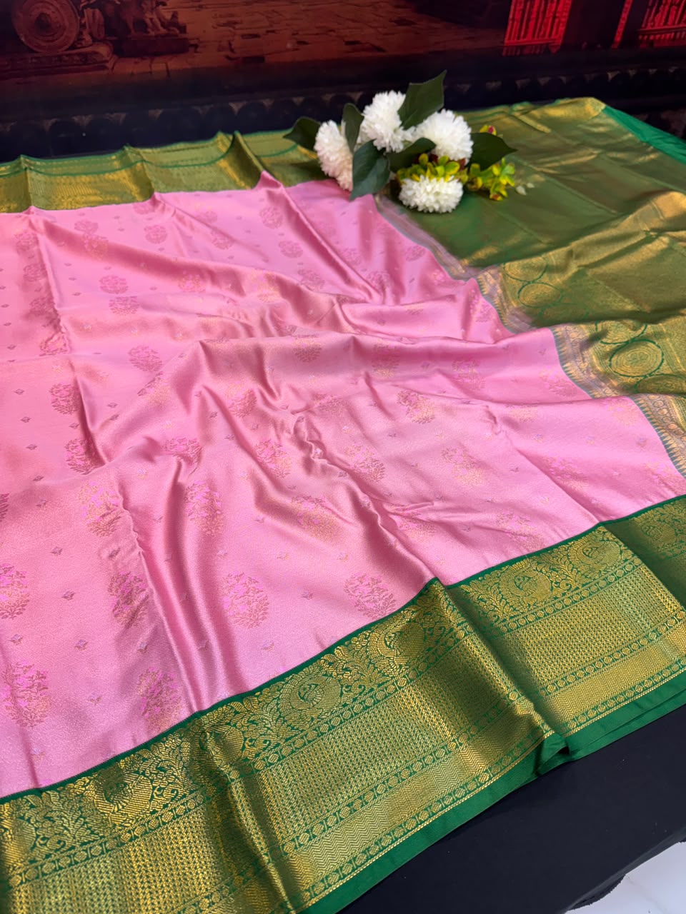 Offer Semi Silk Mild Damage Saree | Elegant Ethnic Wear (B-5) | SSM185