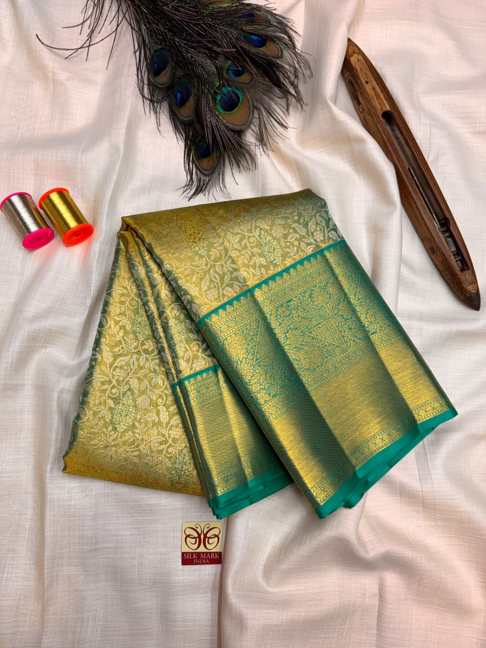 Pure Silk Saree – |100% Original Silk Traditional Elegance| M15