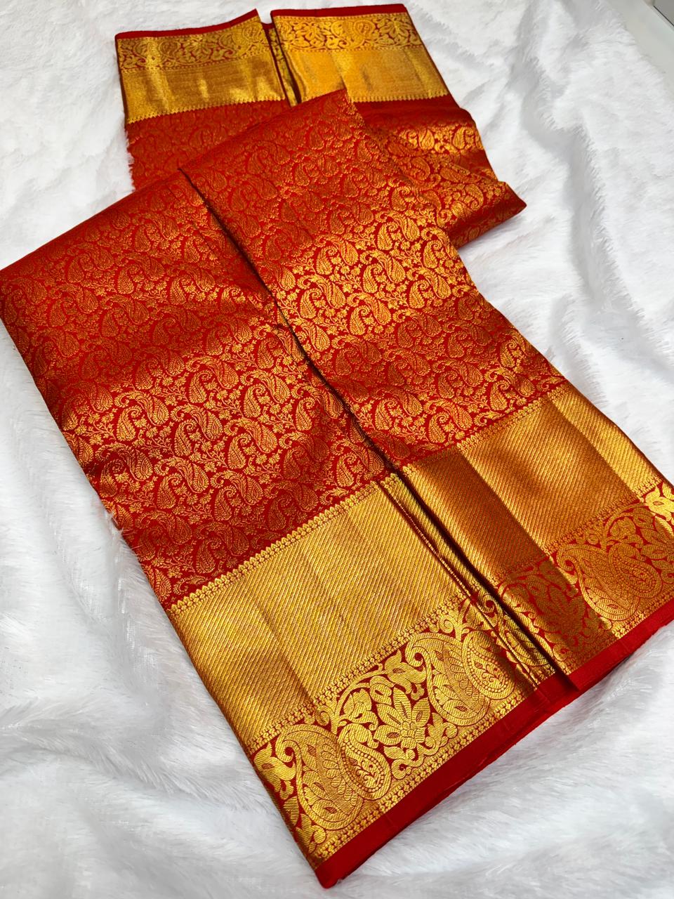 Pure Handloom Silk Saree |100% Original Silk Traditional Elegance| M51