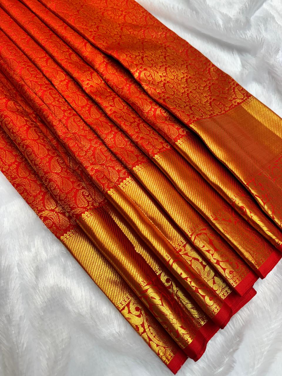 Pure Handloom Silk Saree |100% Original Silk Traditional Elegance| M51