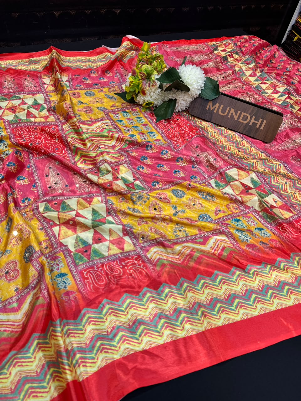 Chinon Mirror – Masakali Saree With Jalar CM15