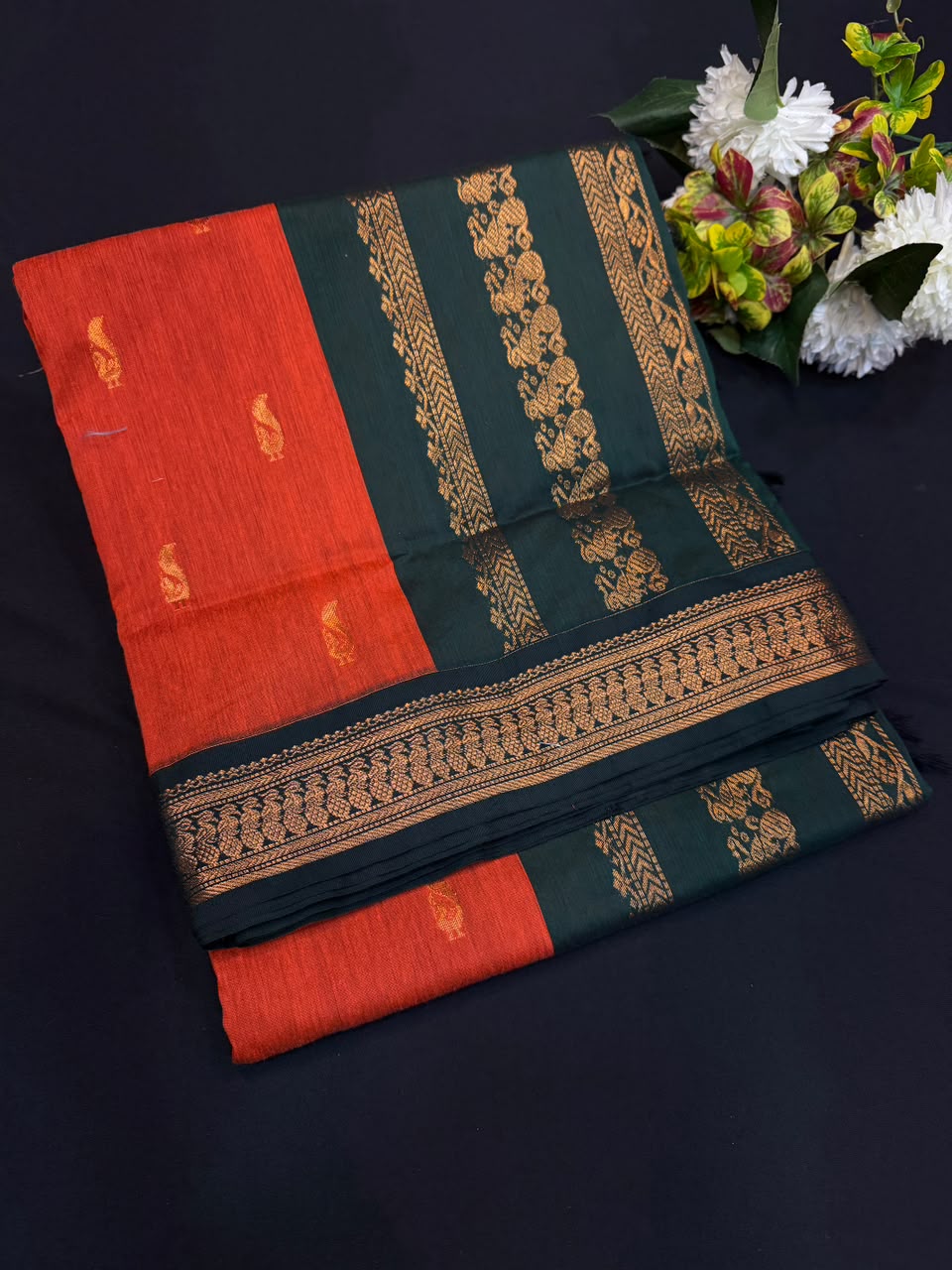 Kalyani Cotton Saree with |Zari Border for Women| KY42