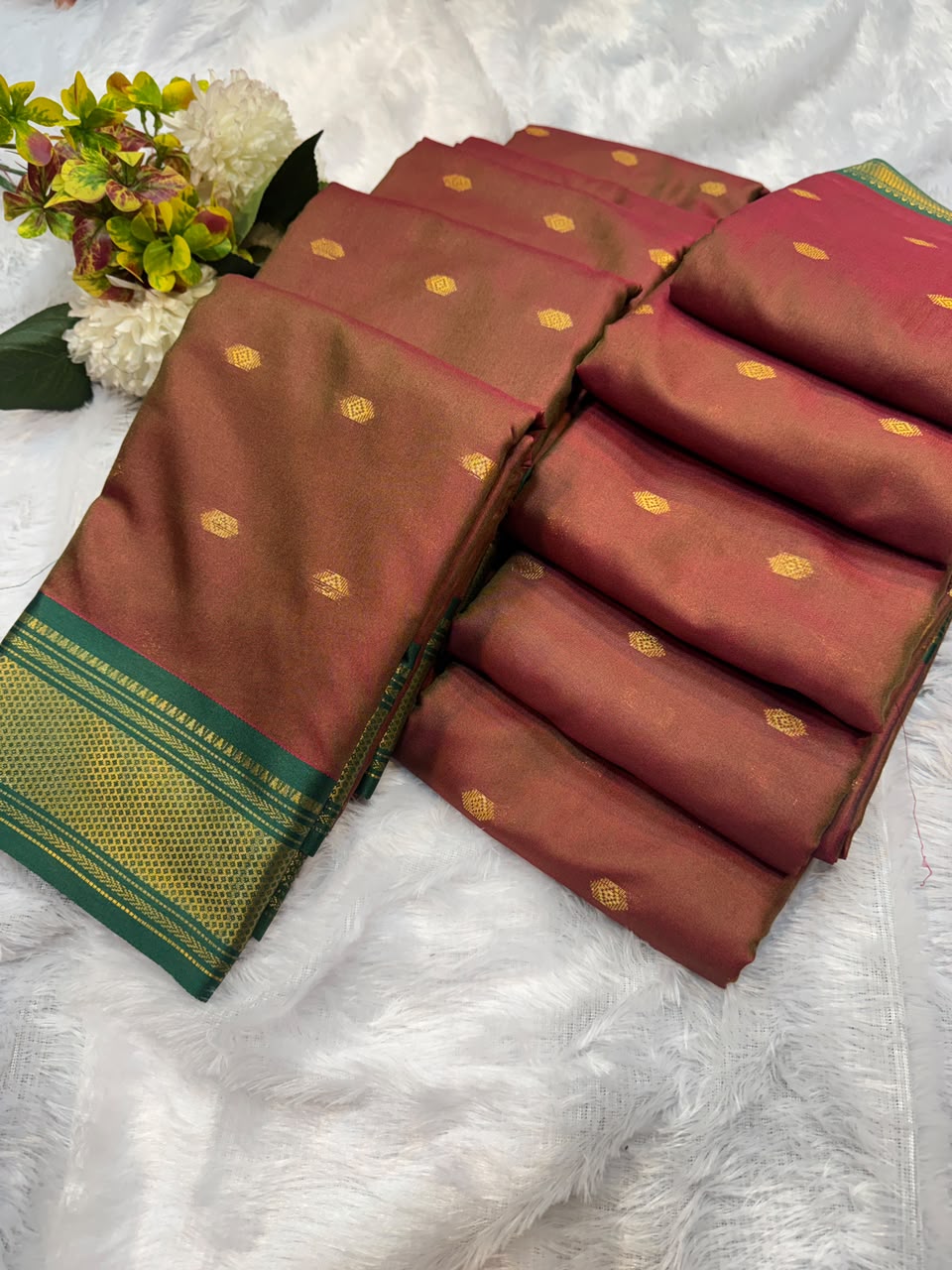 Ruby Soft Silk Saree with |Zari Work| R25
