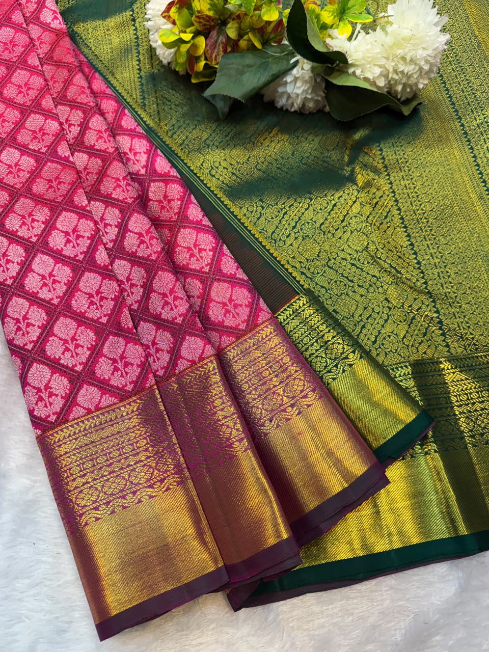 Pure Silk |Handloom Wedding Saree | M291