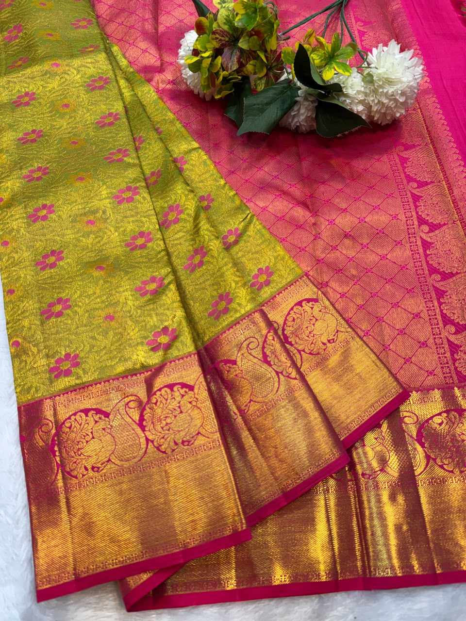 Pure Silk |Handloom Wedding Saree | M266