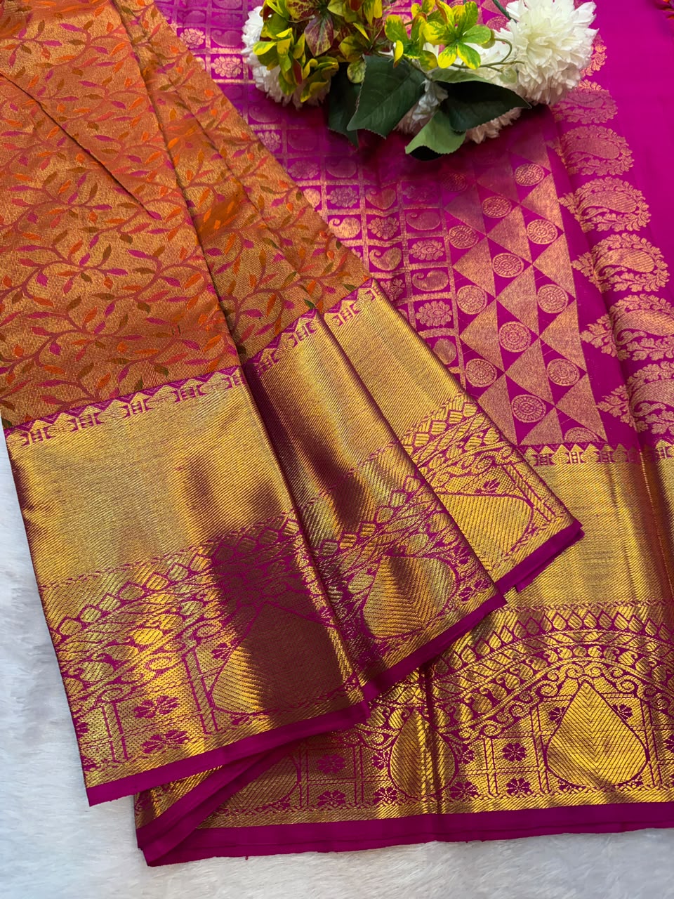 Pure Silk |Handloom Wedding Saree | M285