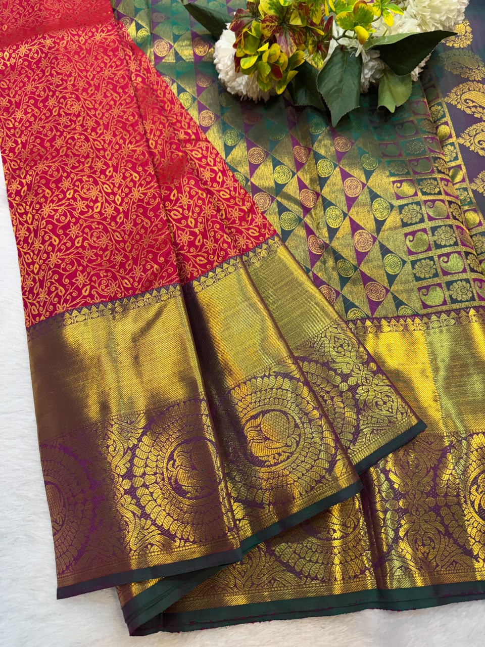 Pure Silk |Handloom Wedding Saree | M287