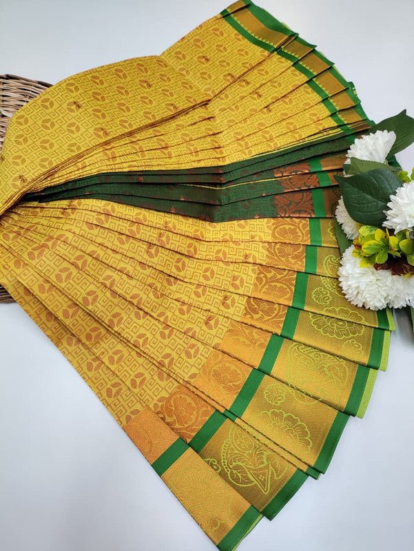 Abirami Soft Silk Saree with elegant zari work for festive wear