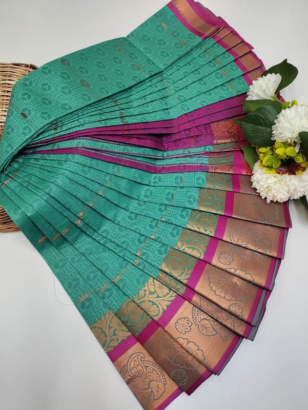 Abirami Soft Silk Saree with elegant zari work for festive wear
