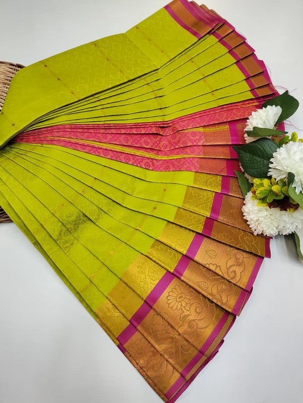 Abirami Soft Silk Saree with elegant zari work for festive wear