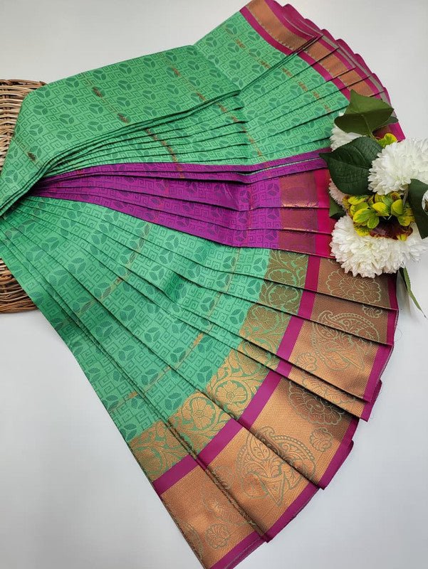 Abirami Soft Silk Saree with elegant zari work for festive wear