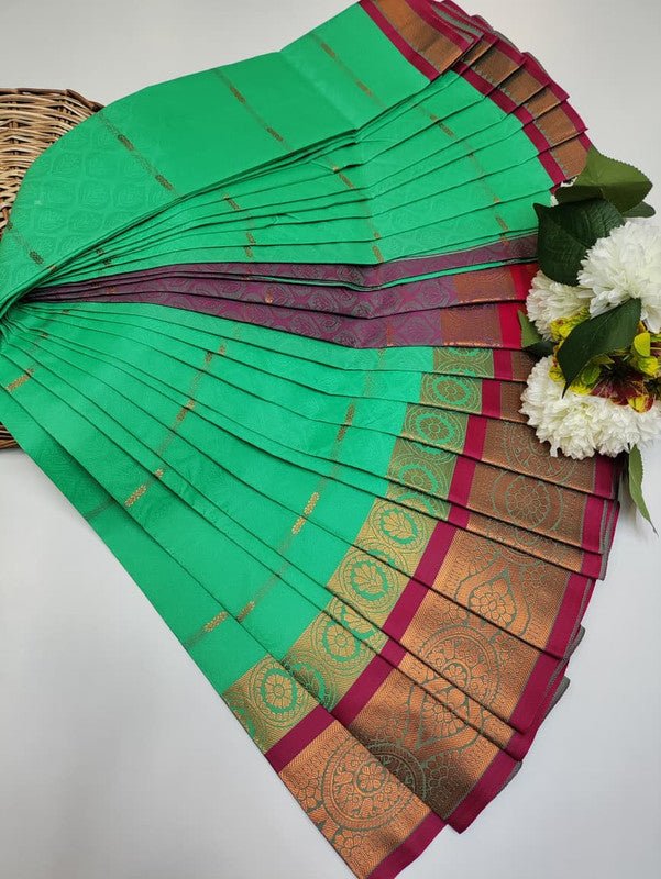 Abirami Soft Silk Saree with elegant zari work for festive wear