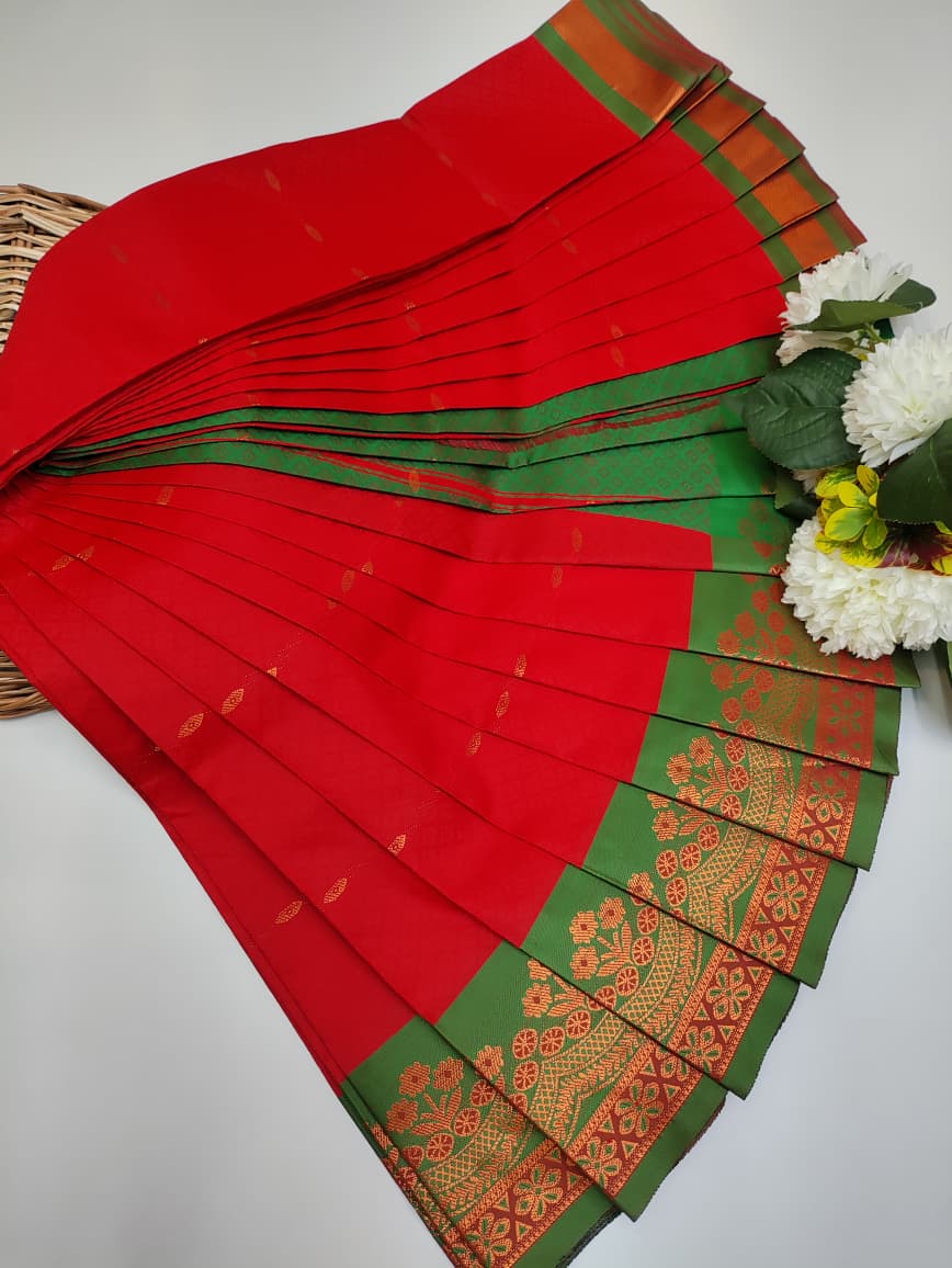 Abirami Soft Silk Saree with elegant zari work for festive wear