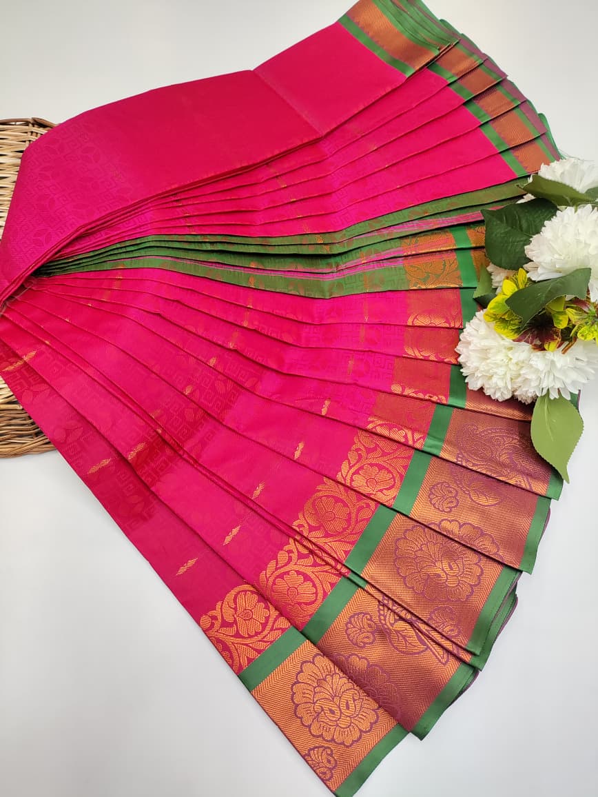 Abirami Soft Silk Saree with elegant zari work for festive wear