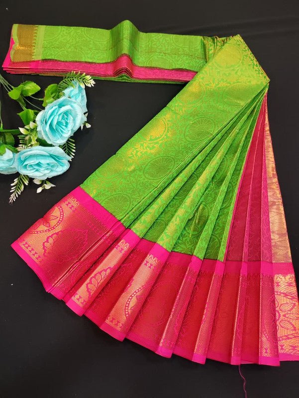 Avanthika Soft Silk Saree with zari work for festival wear