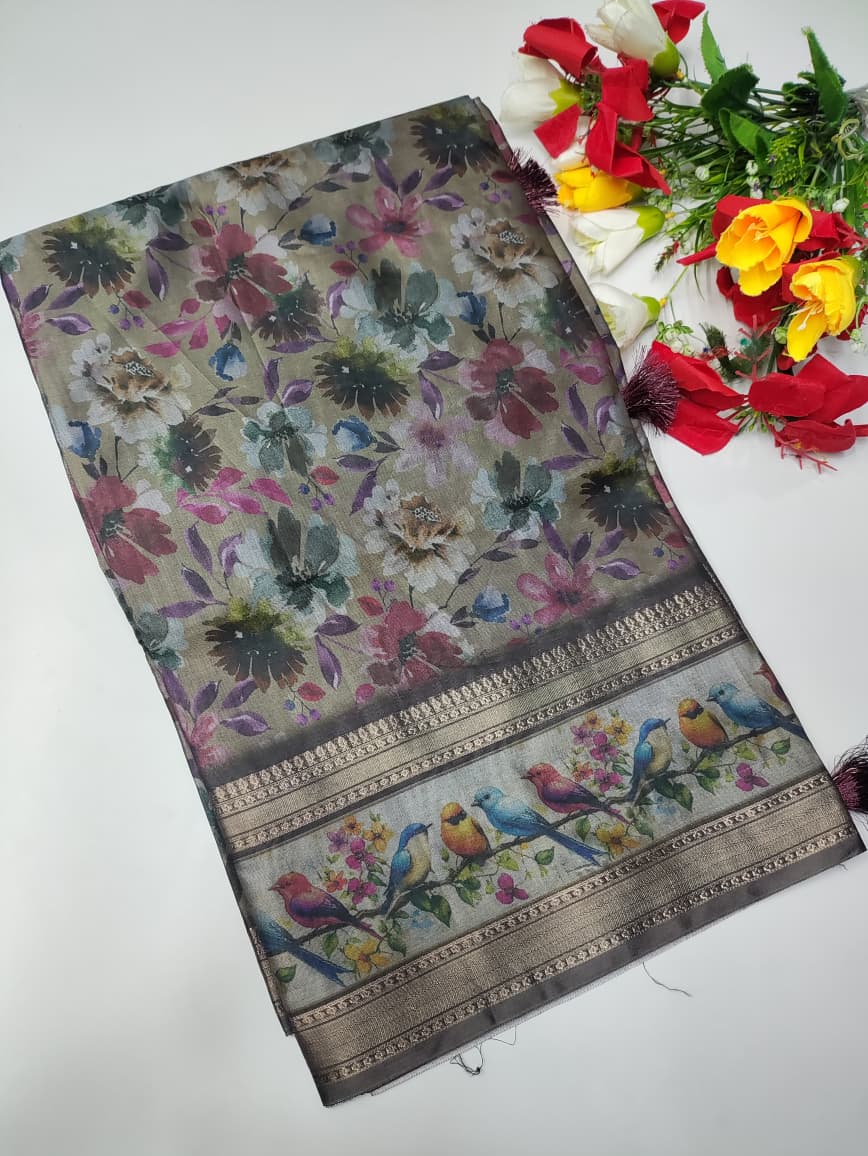Black Beauty Saree BKB01 - Sri Sakthi Pugazh Tex - Fancy