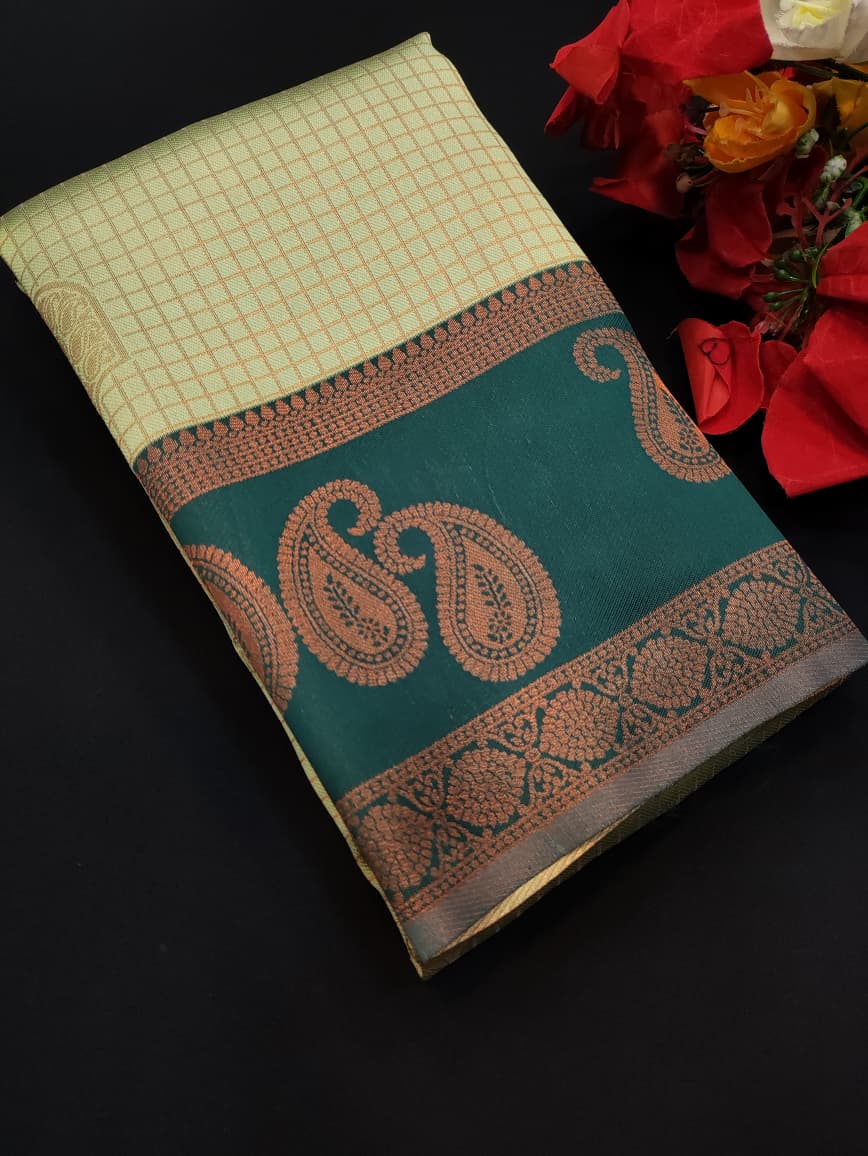 Bridal Checked Pavishna BC09 ( One Day Offer)