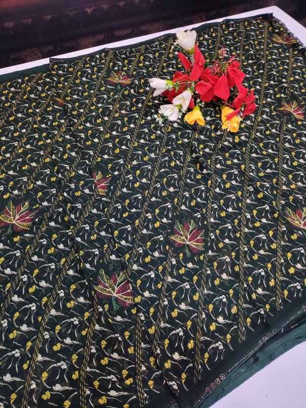 Chiffon Fancy Saree FSS15 - Sri Sakthi Pugazh Tex FSS15 - Silk Saree