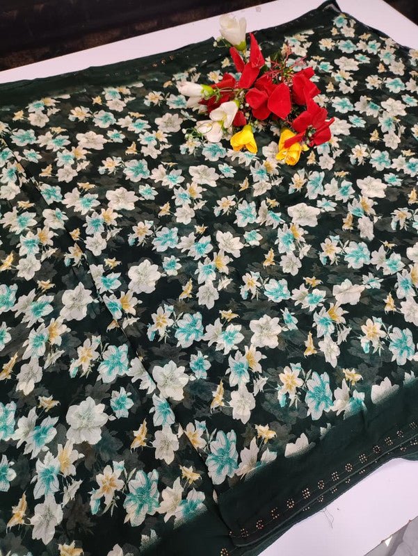 Chiffon Fancy Saree FSS30 - Sri Sakthi Pugazh Tex FSS30 - Silk Saree