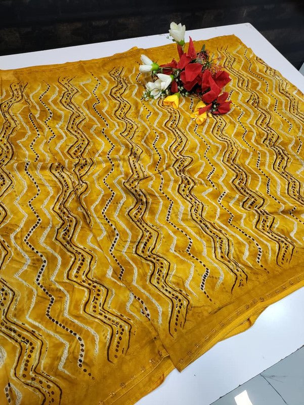 Chiffon Fancy Saree FSS75 - Sri Sakthi Pugazh Tex FSS75 - Silk Saree