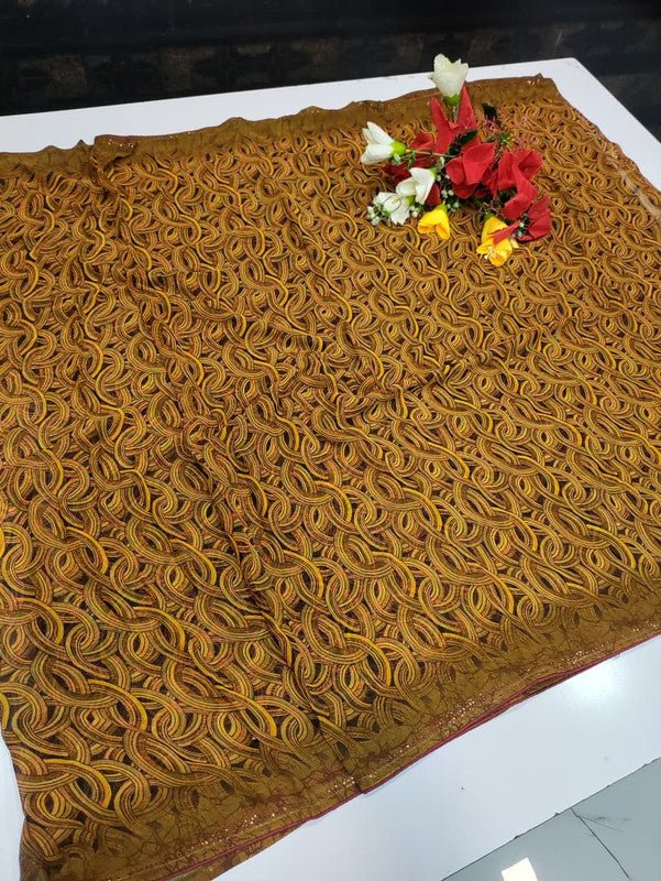 Chiffon Fancy Saree FSS76 - Sri Sakthi Pugazh Tex FSS76 - Silk Saree