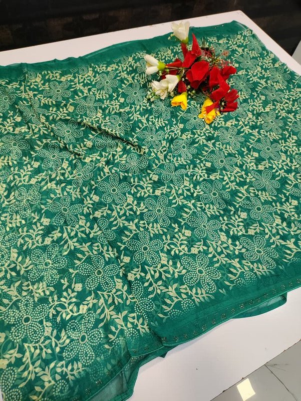 Chiffon Fancy Saree FSS87 - Sri Sakthi Pugazh Tex FSS87 - Silk Saree