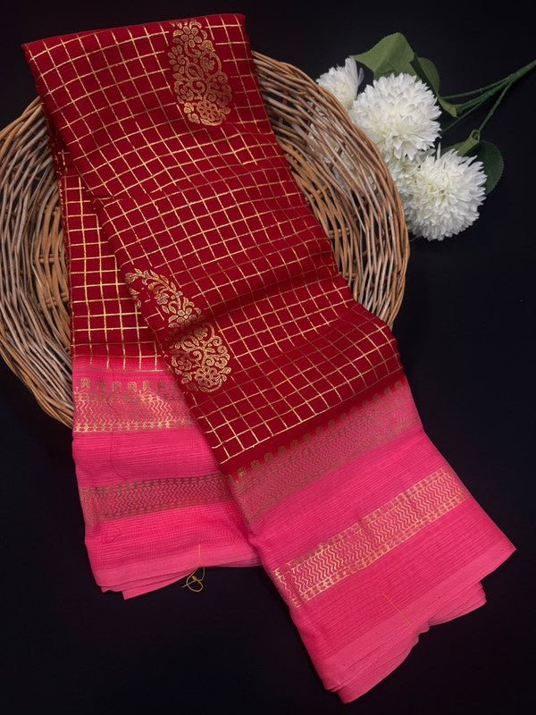Deepika Foil Print Crepe Saree for Party Wear Women